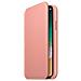Flip Cover in Pelle colore Rosa Tenue - Foto miniatura 3