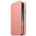 Flip Cover in Pelle colore Rosa Tenue - Foto miniatura 6