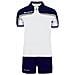 Kit Fast Completino Di Polo Manica Corta E Pantaloncino Colore Bianco / blu Taglia S - Foto miniatura 1