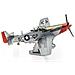 Metal Earth P-51d Mustang Sweet Arlene Puzzle Di Metallo 3d - Foto miniatura 2