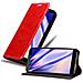 Custodia Compatibile Con Zte Nubia Z11 Max In Rosso Mela - Coperchio Protettiva Con Chiusura Magnetica, Funzione Stand E Tasca Per Le Carte - Foto miniatura 1