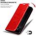 Custodia Compatibile Con Zte Nubia Z11 Max In Rosso Mela - Coperchio Protettiva Con Chiusura Magnetica, Funzione Stand E Tasca Per Le Carte - Foto miniatura 5
