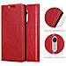 Custodia Compatibile Con Zte Nubia Z11 Max In Rosso Mela - Coperchio Protettiva Con Chiusura Magnetica, Funzione Stand E Tasca Per Le Carte - Foto miniatura 9
