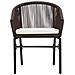 Set Da Bistro 3 Pz Con Cuscini In Rattan Pvc Marrone - Foto miniatura 3