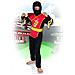 Ninja Master Costume Bambino, Rosso, 4-6 Anni, 82193 - Foto miniatura 2