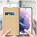 Custodia Samsung Galaxy S21 Plus Portafoglio Flip Funzione Supporto - Oro - Foto miniatura 3