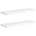 Scaffali A Parete 2 Pz Bianchi 90x23,5x3,8 Cm In Mdf - Foto miniatura 2