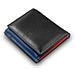 Portafoglio di pelle multicolore porta carte e monete Nero - Foto miniatura 7