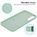 Custodia Compatibile Con Samsung Galaxy S22 In Liquid Verde Chiaro - Coperchio Protettivo In Silicone Tpu Flessibile - Foto miniatura 6