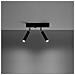 Applique Da Soffitto Eyetech 2 Sollux Nero 250x230x30 Mm Acciaio - Foto miniatura 11
