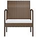 Set Divani Da Giardino 16 Pz Con Cuscini In Polyrattan Marrone - Foto miniatura 8