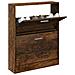 Scarpiera Rovere Fumo 59x17x81 Cm In Legno Multistrato - Foto miniatura 3