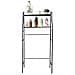 Scaffale Multiuso Per Lavatrice 3 Altezze Home 152x68 X25cm Nero - Foto miniatura 2