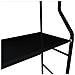 Scaffale Multiuso Per Lavatrice 3 Altezze Home 152x68 X25cm Nero - Foto miniatura 4