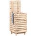 Cesto Per Bucato 44x44x76 Cm Legno Massello Pino - Foto miniatura 3