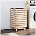 Cesto Per Bucato 44x44x76 Cm Legno Massello Pino - Foto miniatura 1