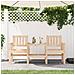 Panca da Giardino con Tavolino 2 Posti Legno Massello di Pino - Foto miniatura 1