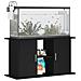 Supporto per Acquario 101x41x58 cm in Legno Multistrato Nero - Foto miniatura 2