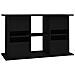 Supporto per Acquario 101x41x58 cm in Legno Multistrato Nero - Foto miniatura 7