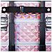 Trolley Makeup 4in1 Valigetta Rosa Trucco Estetista Beauty Case Ruote Staccabili - Foto miniatura 5