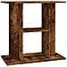 Supporto Acquario 60x30x60 cm in Legno Multistrato Rovere Fumo - Foto miniatura 1