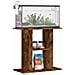 Supporto Acquario 60x30x60 cm in Legno Multistrato Rovere Fumo - Foto miniatura 2