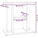 Supporto Acquario 60x30x60 cm in Legno Multistrato Rovere Fumo - Foto miniatura 7