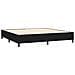 Letto A Molle Materasso E Led Nero 200x200cm In Tessuto - Foto miniatura 4