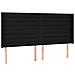 Letto A Molle Materasso E Led Nero 200x200cm In Tessuto - Foto miniatura 6