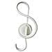 Applique Lampada Interno Moderna Parete Muro Note Musicali 14w Luce Calda Sj090 - Foto miniatura 3