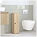 Mobile Da Bagno Con Portarotolo Rovere Sonoma 20,5x22x72 Cm - Foto miniatura 3