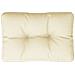 Cuscino Per Pallet Crema 50x40x12 Cm In Tessuto - Foto miniatura 2