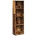 Libreria Legno Antico 40x24x143 Cm In Truciolato - Foto miniatura 2