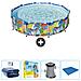 Piscina Fuori Terra - In Giro - 305x66 Cm - Multi - Include Accessori Coordinati Cb6 - Foto miniatura 1