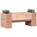 Lusso Casadino -  Panca Con Fioriera 167,5x60x65 Cm In Legno Massello Di Douglas - Foto miniatura 3