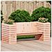 Lusso Casadino -  Panca Con Fioriera 167,5x60x65 Cm In Legno Massello Di Douglas - Foto miniatura 8