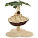 Lusso Casadino -  Albero Per Gatti Con Tiragraffi In Sisal 50cm Beige E Marrone - Foto miniatura 2