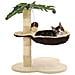 Lusso Casadino -  Albero Per Gatti Con Tiragraffi In Sisal 50cm Beige E Marrone - Foto miniatura 7