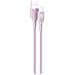 Cavo In Nylon Intrecciato Da Usb-a A Usb-c Fastcharge 15w 3a 1,2 M, Rosa - Foto miniatura 3