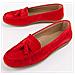 Mocassino Meilis3 Rosso Rosso Pelle Naturale - Foto miniatura 1