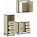 Set Mobili da Bagno 3 pz Rovere Sonoma in Legno Multistrato - Foto miniatura 6