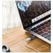 Adattatore Per Cuffie Da Lightning Femmina A Type-c Maschio Per Iphone 15 Grey - Foto miniatura 4