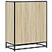 Scarpiera Rovere Sonoma 75x38x97,5 cm Legno Multistrato Metallo - Foto miniatura 6