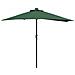 Parasol da giardino metà Verde 294 x 150 x 224 cm Tessuto - Foto miniatura 1
