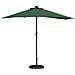 Parasol da giardino metà Verde 294 x 150 x 224 cm Tessuto - Foto miniatura 3