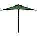 Parasol da giardino metà Verde 294 x 150 x 224 cm Tessuto - Foto miniatura 5
