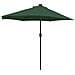 Parasol da giardino metà Verde 294 x 150 x 224 cm Tessuto - Foto miniatura 7