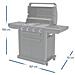 4 Series Classic 4 Series Onyx S 37386 Grill Carrello Gas Nero 15,9 W - Foto miniatura 7