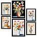 Set Di 6 Stampe Vasi Di Fiori In Dipinti Decorativi Estetici Astratti Per Il Tuo Soggiorno, Camera Da Letto, Casa A3 & A4 Cornice Nera - Foto miniatura 1