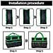Borsa Porta Attrezzi Da Giardino In Tessuto Oxford - Organizer Portatile Con Tasche Multiple Green - Foto miniatura 2